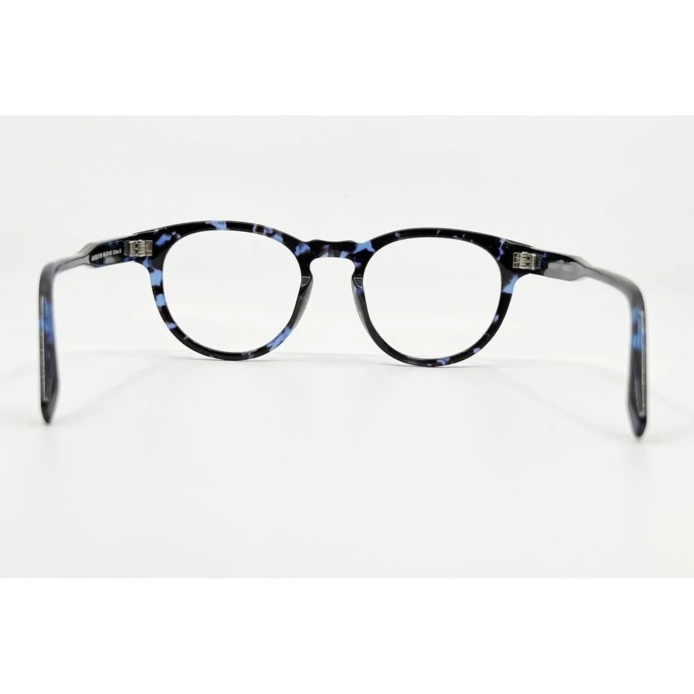 Warby Parker Hayes Eyeglasses Womens Blue Tortoise Round 49-20-145